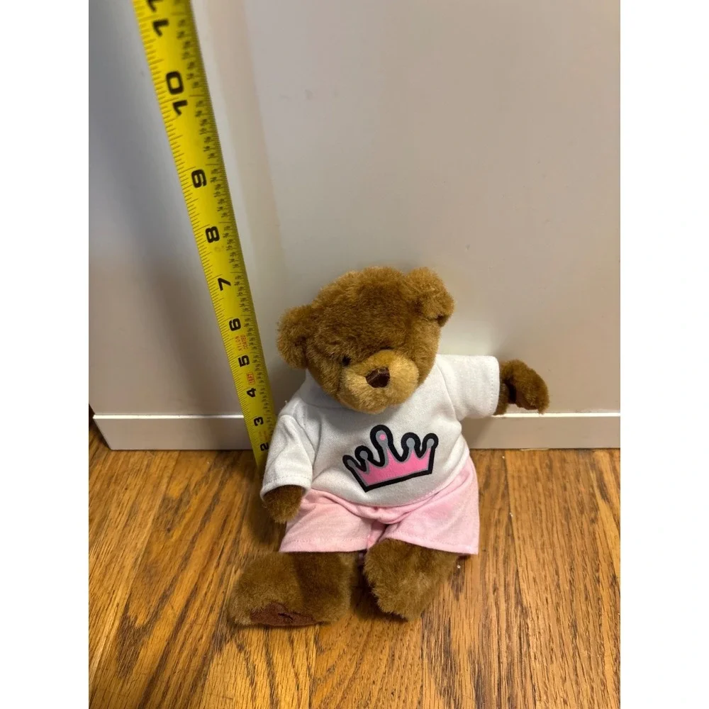 Build-A-Bear Smallfrys Plush Bear Kids Small Brown  Princess Crown Outfit